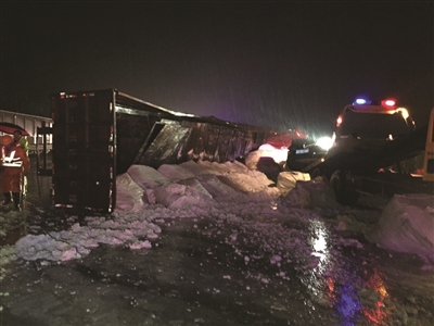  沪宁高速连环车祸 致1死6伤_社会万象_光明网