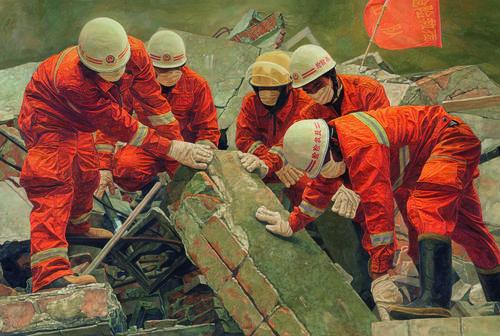 “庆祝中国共产党成立95周年全国美术作品展”在京开幕