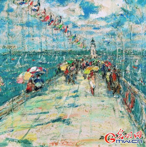 蓝色船歌—张重庆油画艺术展