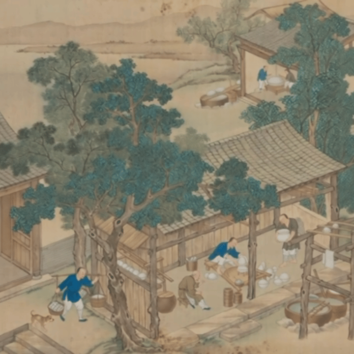 《陶冶图说》古画“动了”，看看清代瓷匠咋上班……