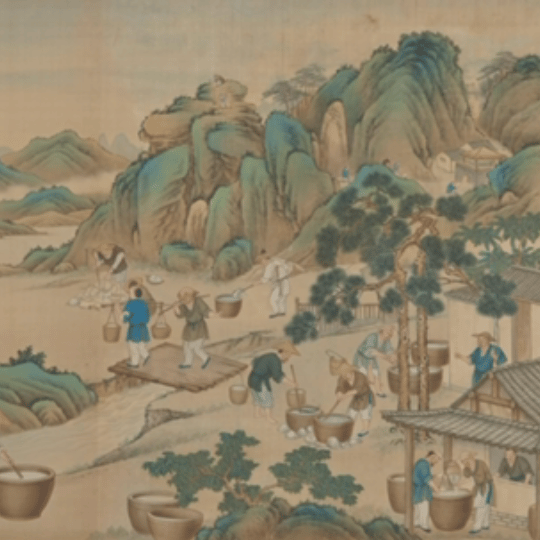 《陶冶图说》古画“动了”，看看清代瓷匠咋上班……