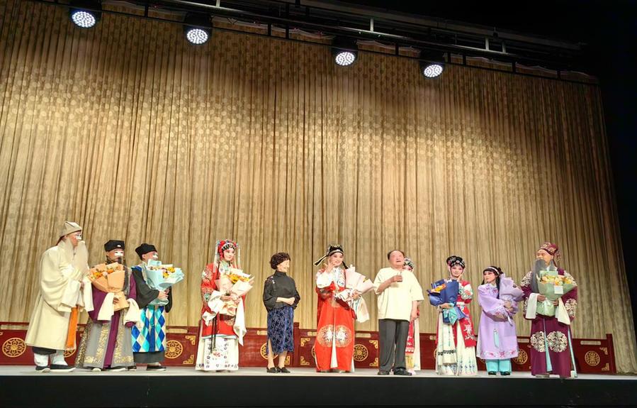 北昆《西园记》在天桥艺术中心上演 昆曲大师汪世瑜、沈世华亲临现场观看指导