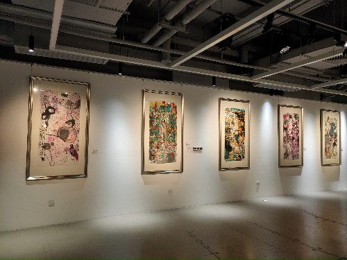 肖庆书美术作品展在深圳新新美术馆举办