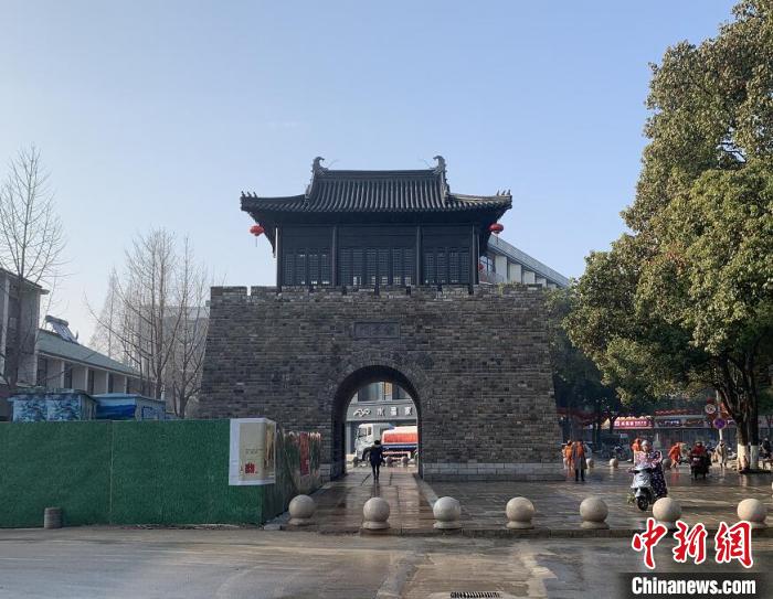 明朝“会景门”复建完工 南京溧水区新添一张“城市名片”