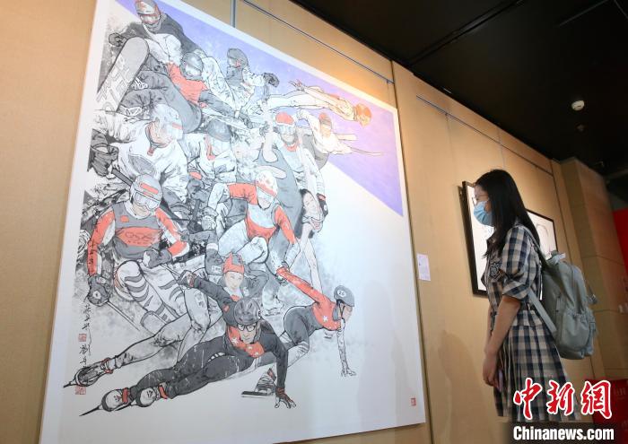 中国画家吴彤作品品鉴会在京举办 作品聚焦传播奥运精神