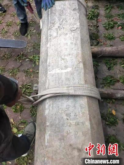 河北涿州发现一辽代陀罗尼经幢距今900多年