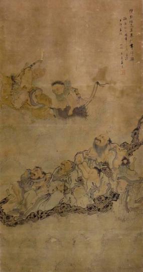 清代王素《八仙图》广州艺术博物院供图