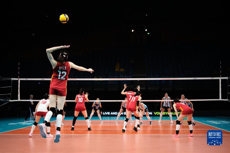 （体育）（10）排球——女排世锦赛：中国胜阿根廷