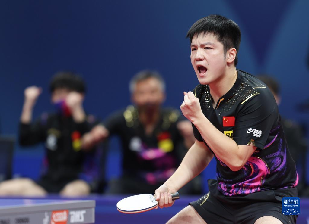 乒乓球——世乒赛团体赛男子决赛：中国队夺冠