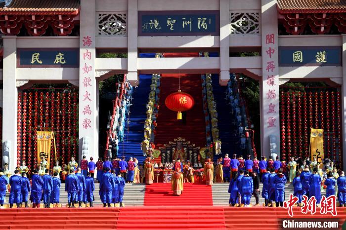 国家级“非遗”妈祖祭典在福建湄洲岛举行