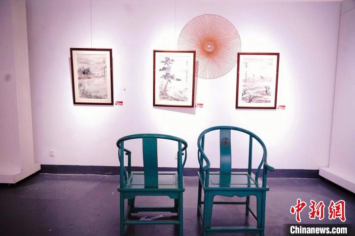 “艺海丝路”特展现场。　上海艺术品博物馆 供图