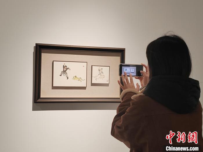 中国戏曲人物画鼻祖关良作品山西展出