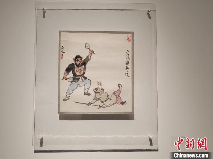 中国戏曲人物画鼻祖关良作品山西展出