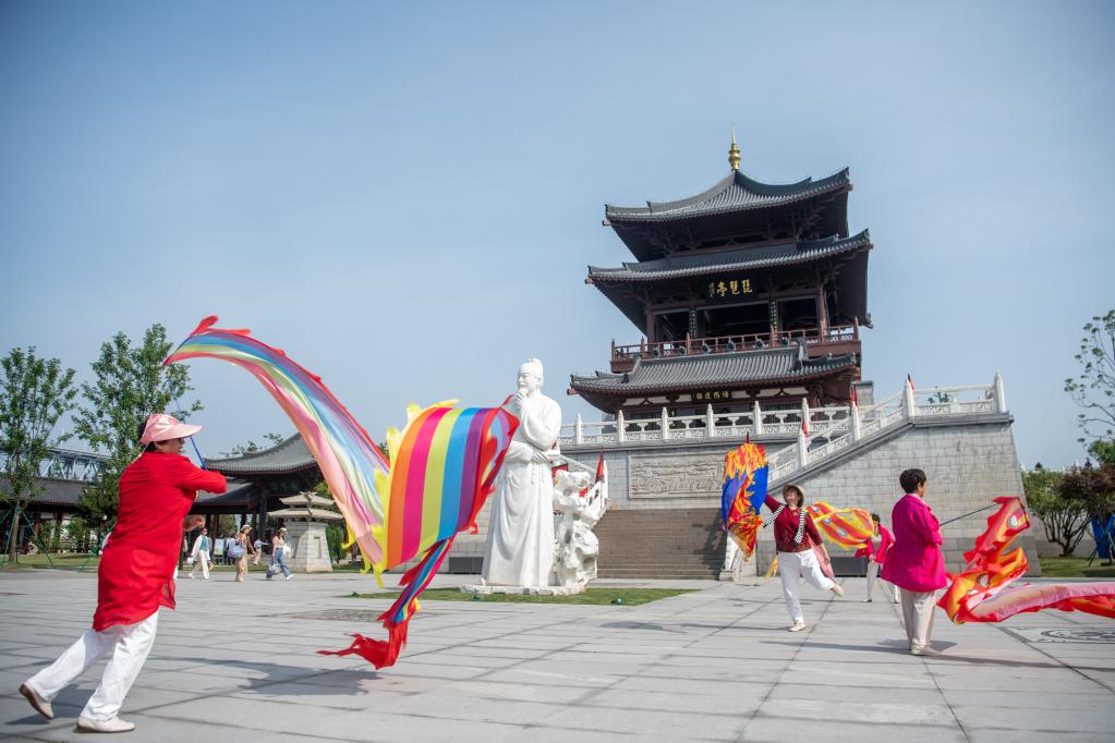 新时代中国调研行·长江篇丨浔阳江头文化公园绘就新“琵琶行”