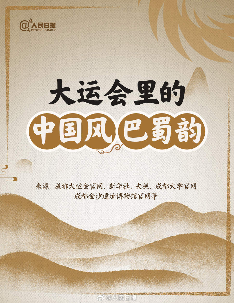 大运会里的中国风巴蜀韵，真的很搭！