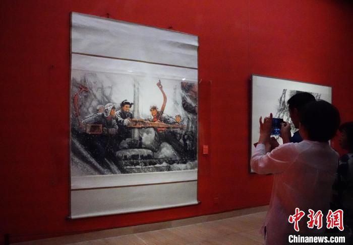 赵志田中国画作品展开幕 凸显“脊梁”时代精神
