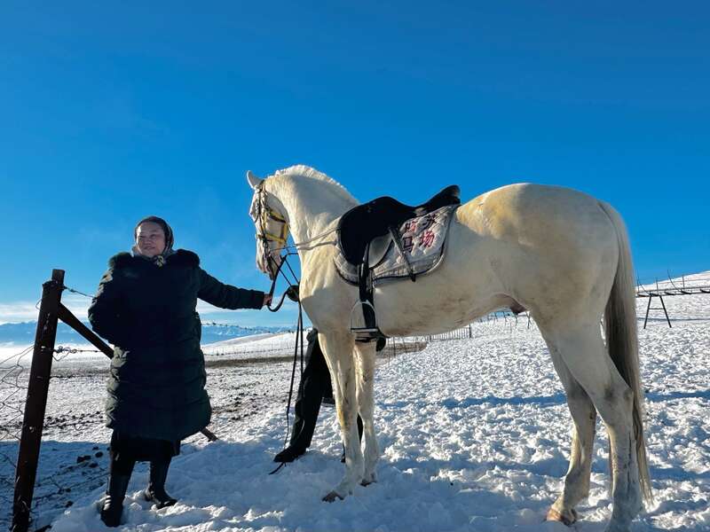 【追着雪花看新疆】伊犁昭苏：万马奔腾踏雪迎新春