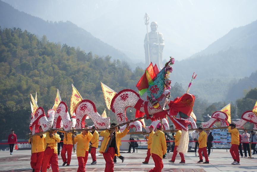 安徽九华山大愿文化园2024年春节庆祝活动圆满结束
