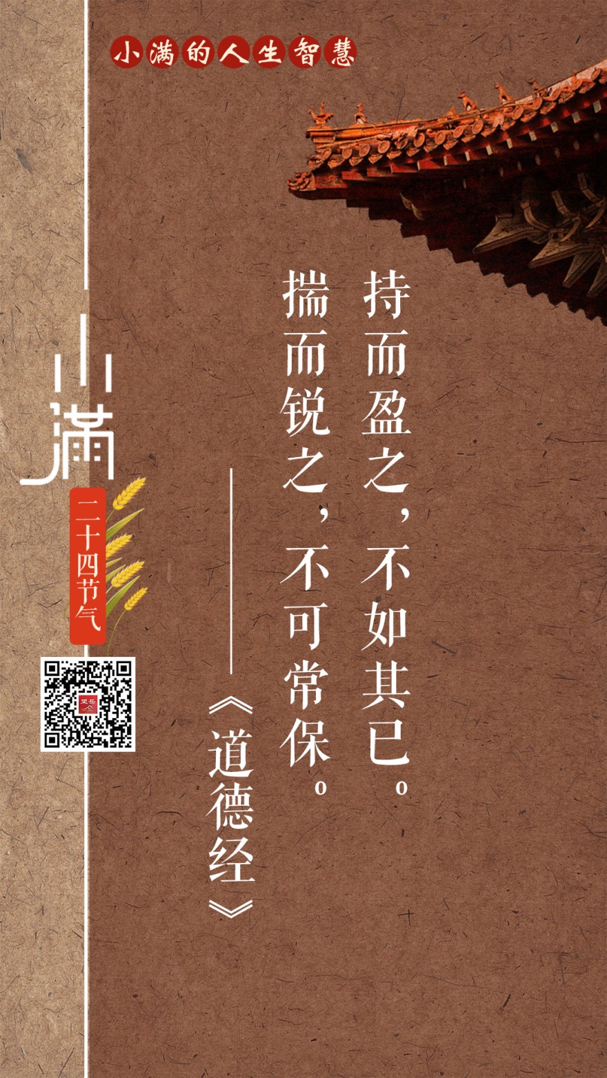 望岳海报组图丨小满的人生智慧 望岳海报组图丨小满的人生智慧