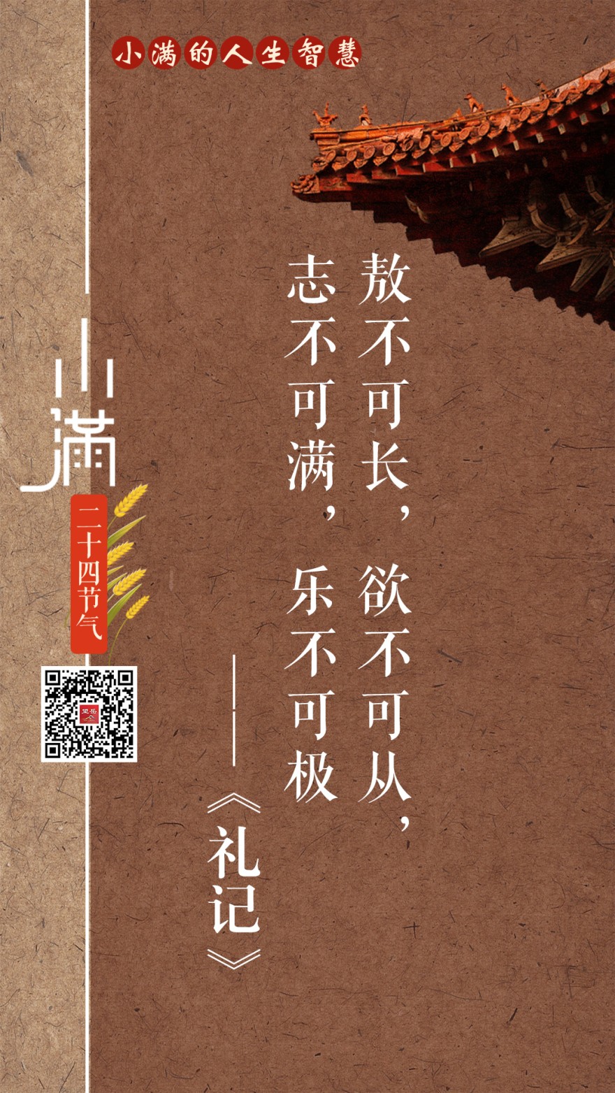 望岳海报组图丨小满的人生智慧 望岳海报组图丨小满的人生智慧