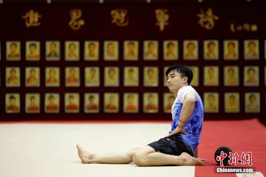中国体操队备战巴黎奥运会
