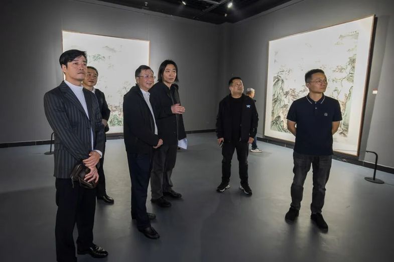 “问道南山——石峰中国山水画作品展”在湘潭齐白石纪念馆举办