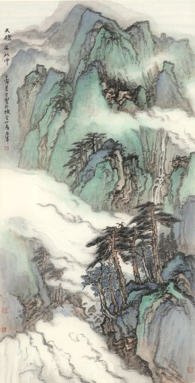 “问道南山——石峰中国山水画作品展”在湘潭齐白石纪念馆举办