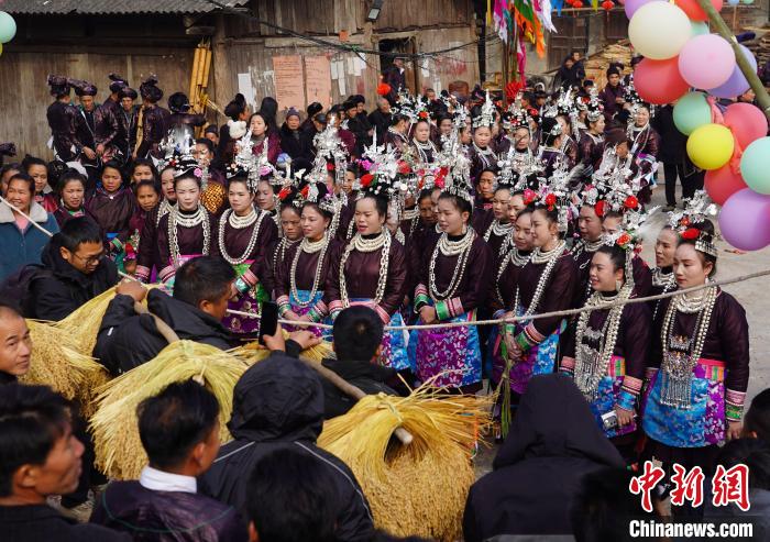 （新春见闻）贵州从江：鼓楼庆典迎新春