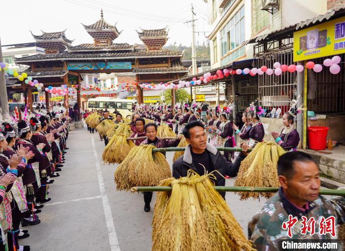 （新春见闻）贵州从江：鼓楼庆典迎新春