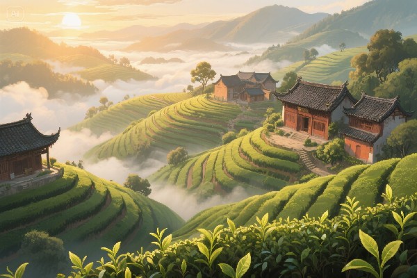 【何以中国】AI绘丨一块茶砖的自述，有点文艺~
