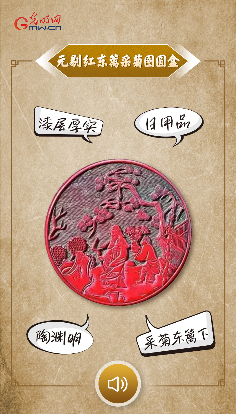 “文物会说话”有声海报|一年好景君须记 最是橙黄橘绿时 “文物会说话”有声海报|把深秋刻进盒盖,把心安于东篱