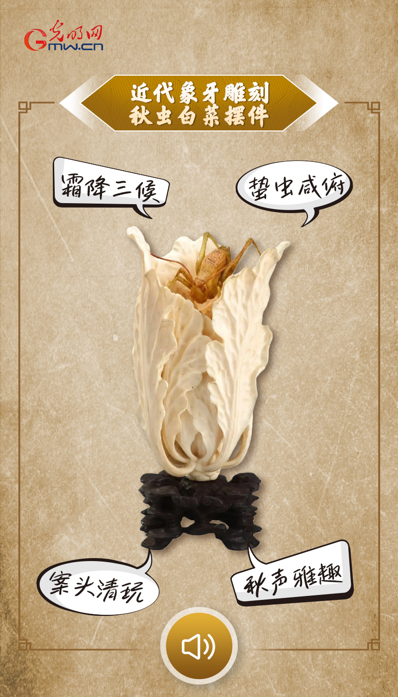 “文物会说话”有声海报|一年好景君须记 最是橙黄橘绿时 “文物会说话”有声海报|秋虫无声,秋意尽显