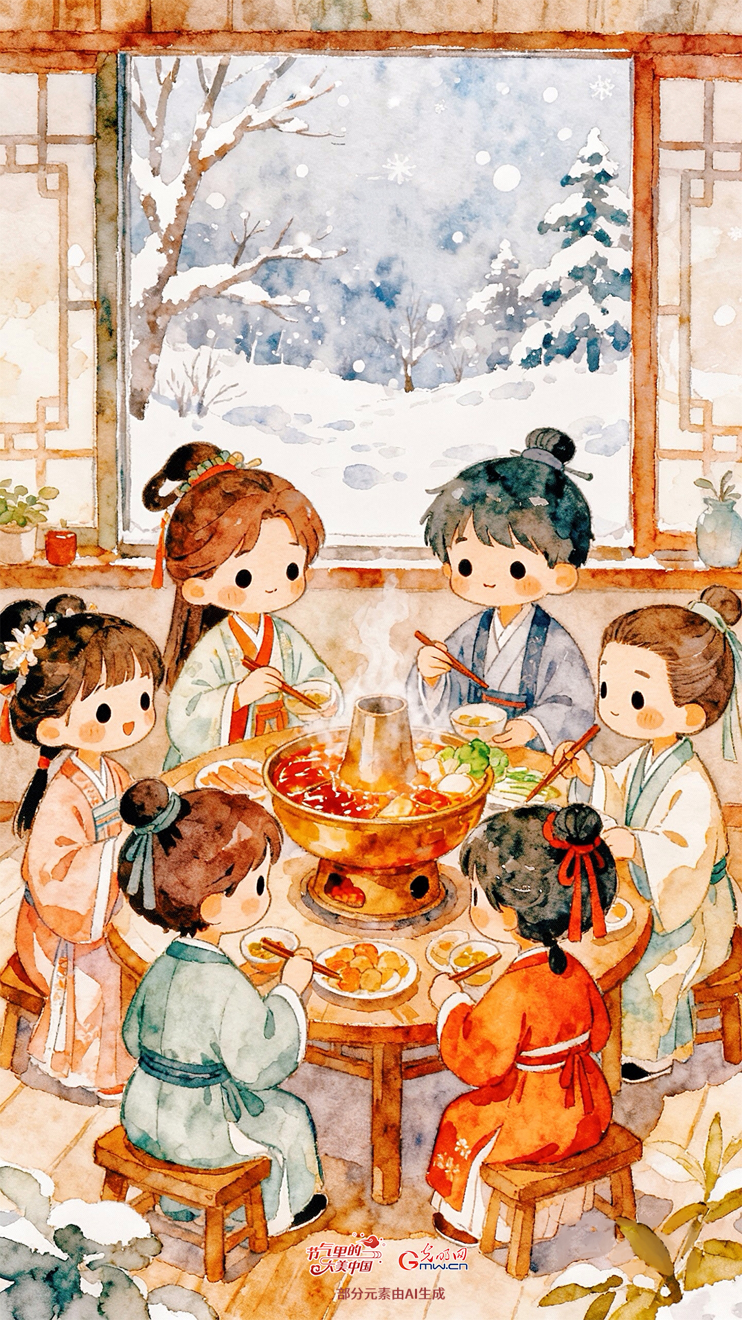 【节气里的大美中国】壁纸丨一场冬日浪漫，准备好了吗？