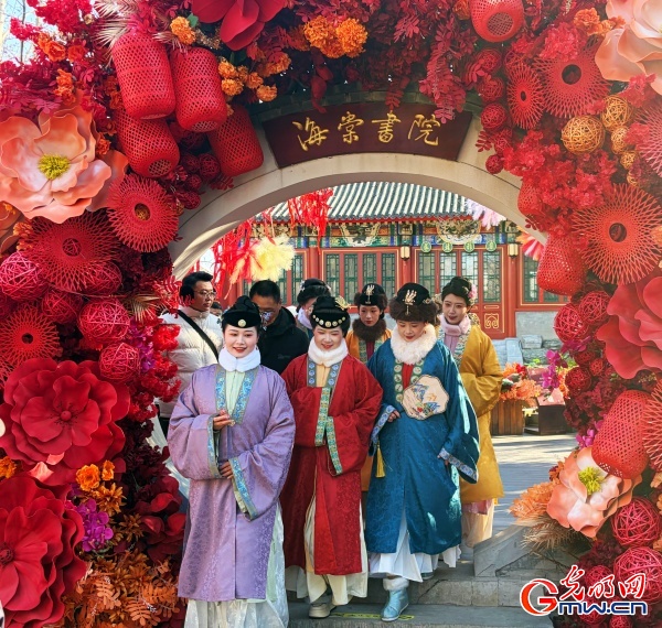 海棠迎春、花树祈福，圆明花事知多少