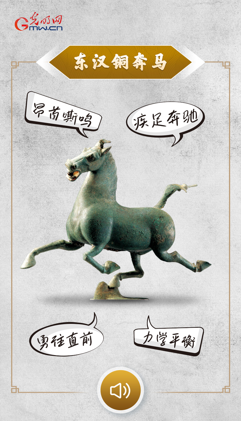 “文物会说话”有声海报｜天马行空，再现汉家雄风