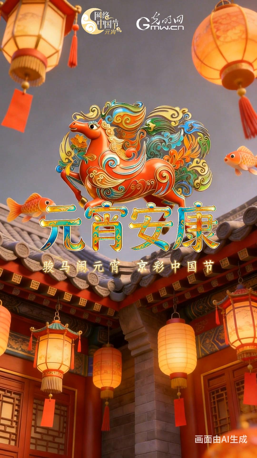 【网络中国节】抢先亮灯！骏马闹元宵