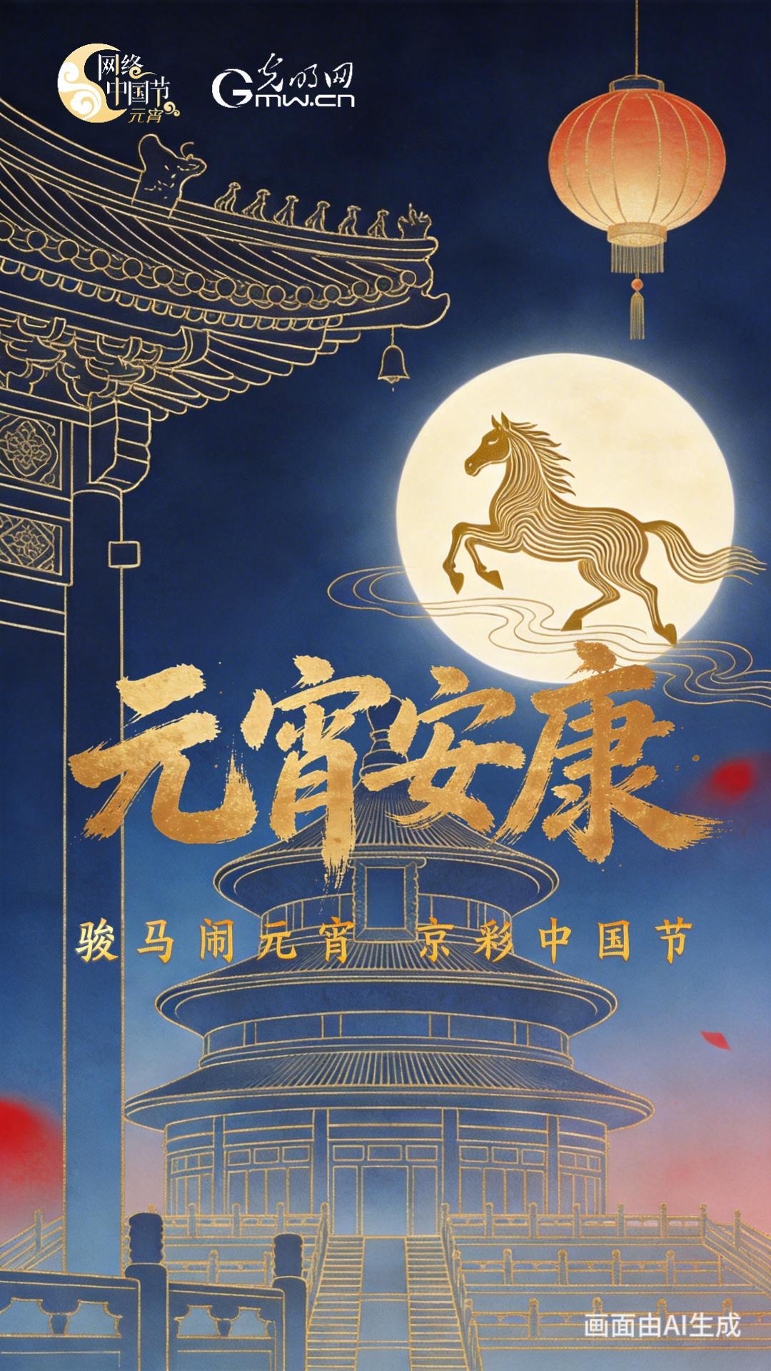 【网络中国节】动态海报|元宵佳景，灯火团圆
