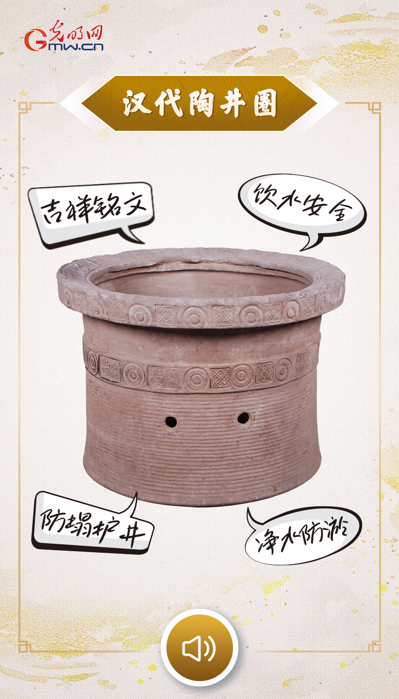 “文物会说话” 有声海报｜守护千年饮水安全的“净水神器”