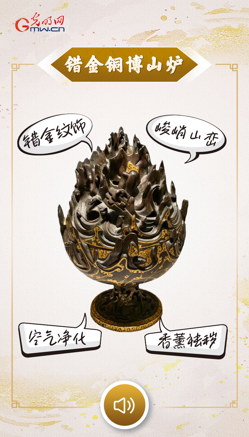 “文物会说话”有声海报｜古人也懂空气净化，焚香净气护安康