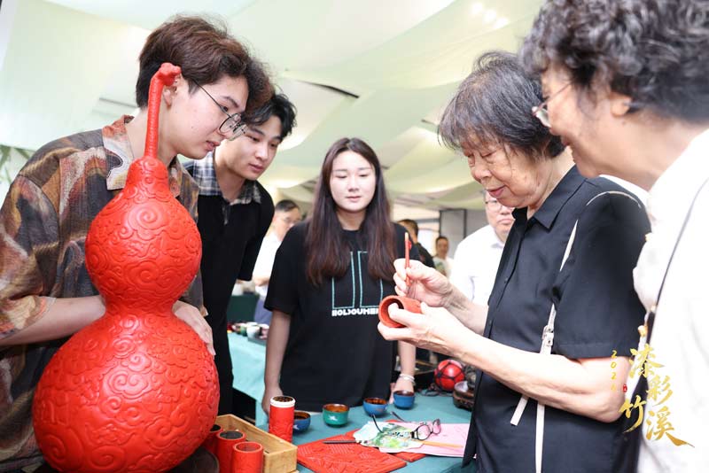 燕京八绝金漆镶嵌竹溪馆落成开展 燕京八绝金漆镶嵌竹溪馆落成开展