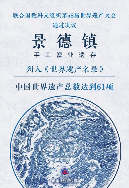 祝贺景德镇!