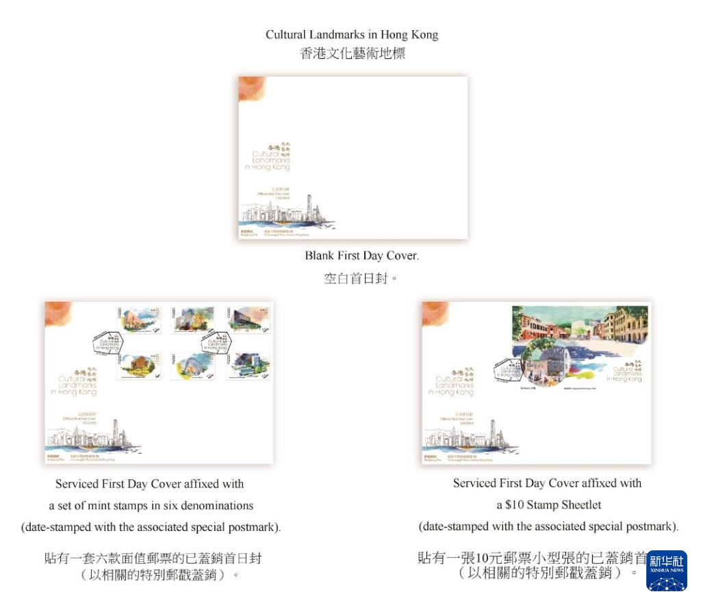 香港邮政将发行“香港文化艺术地标”特别邮票
