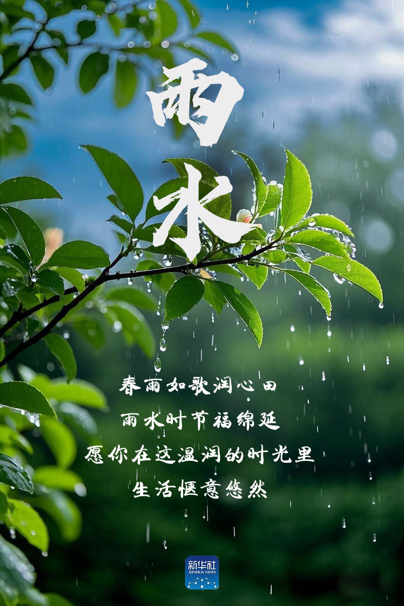 雨水！祝你水到渠成