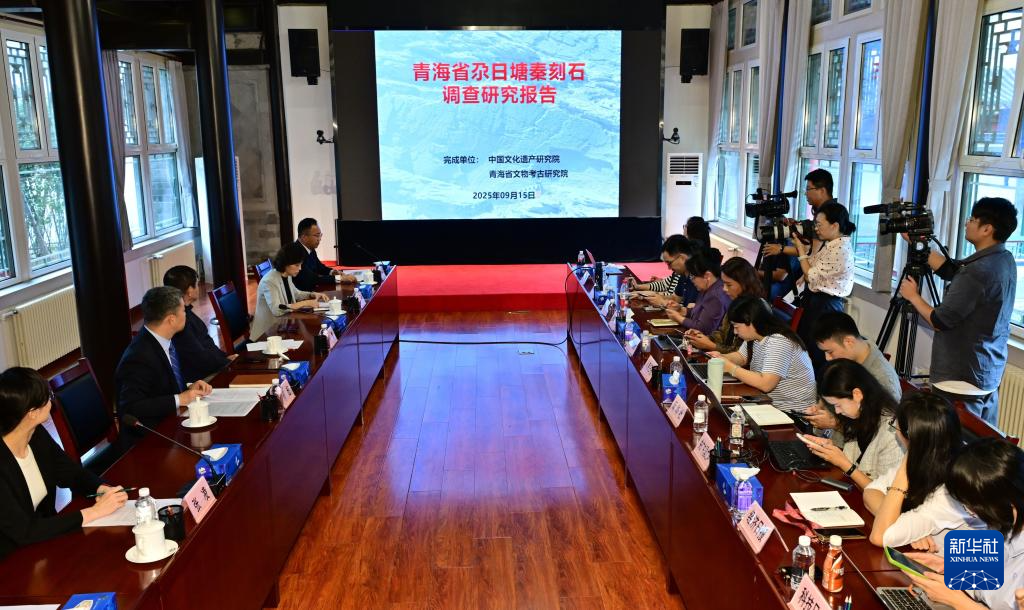 新华全媒+丨青海发现秦代石刻 定名“尕日塘秦刻石”