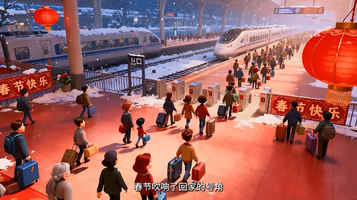 AI动画丨骐骥驰骋，骏马奔腾，祝福祖国繁荣昌盛、新春大吉！