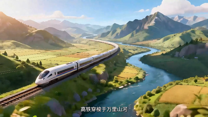 AI动画丨骐骥驰骋，骏马奔腾，祝福祖国繁荣昌盛、新春大吉！