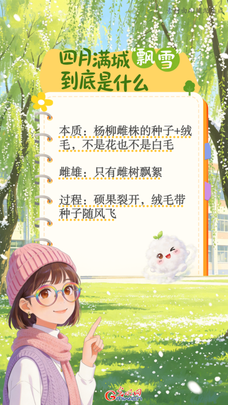 四月为何“飘雪”：“絮絮叨叨”一次说清