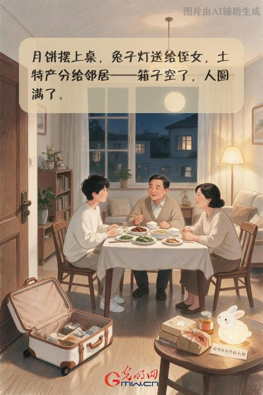 【网络中国节·中秋】行李箱里的中秋